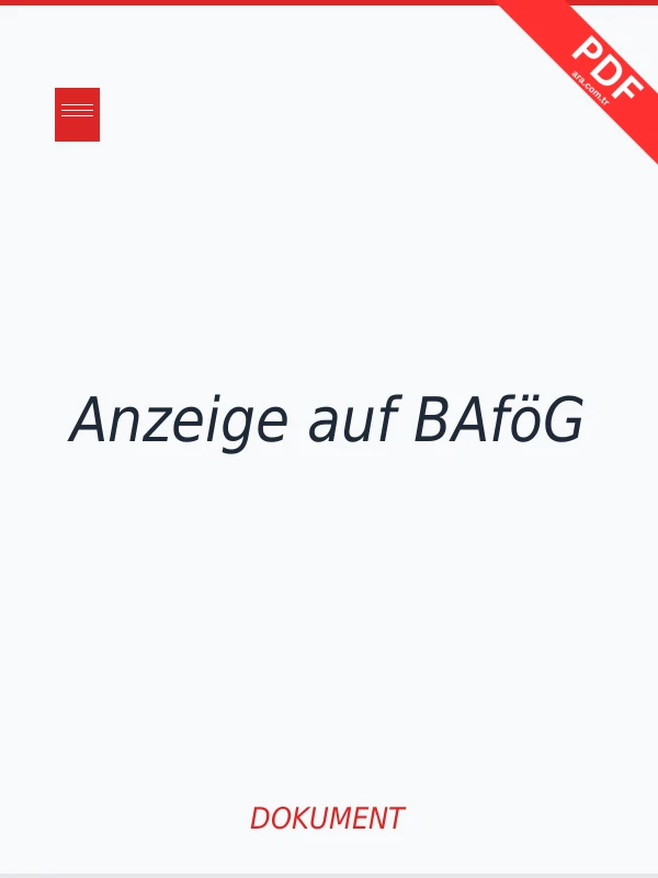Anzeige auf BAföG PDF indir