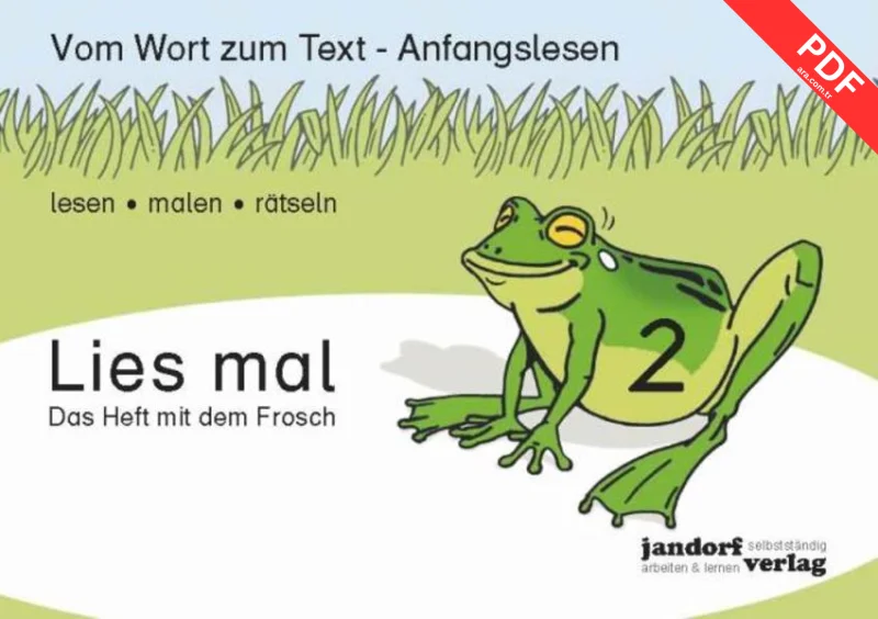 Lies mal 2 - Das Heft mit dem Frosch