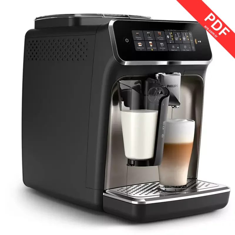 Philips Series 3300 LatteGo EP3347 kılavuz kapağı