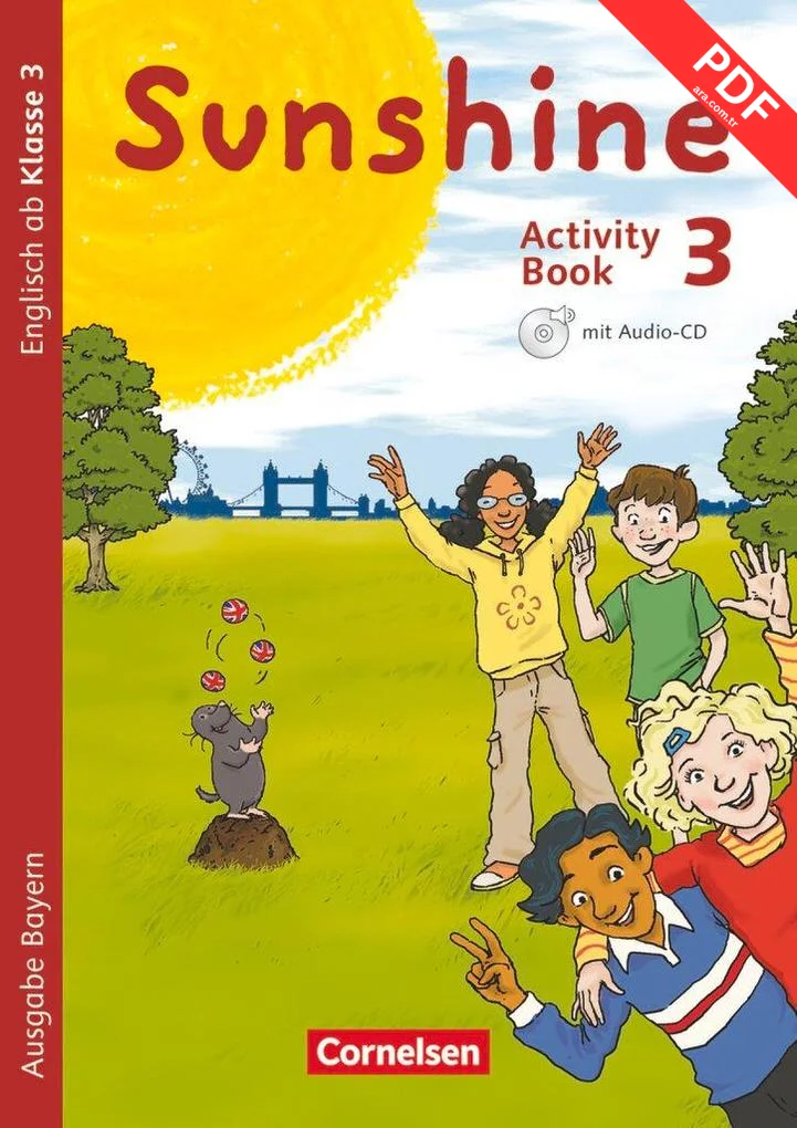 Sunshine 3. Jahrgangsstufe. Activity Book mit Audio-CD und Minibildkarten. Bayern